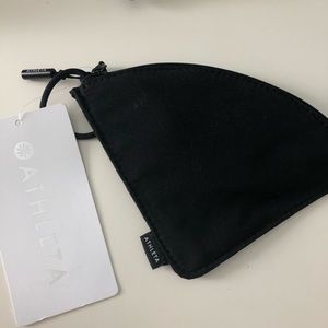 Athleta Mask Bag Black New with Tags Great Gift